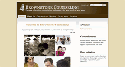 Desktop Screenshot of brownstonecounseling.com